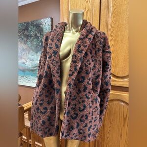 P.J. Salvage Brown and Black Teddy Jacket